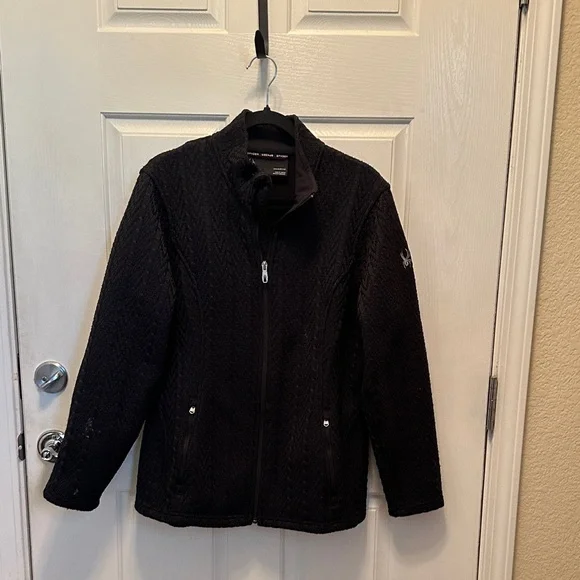 Spyder Black Women's Jacket - Picture 1 of 10